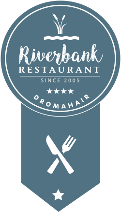 Riverbank Restaurant Dromohair logo